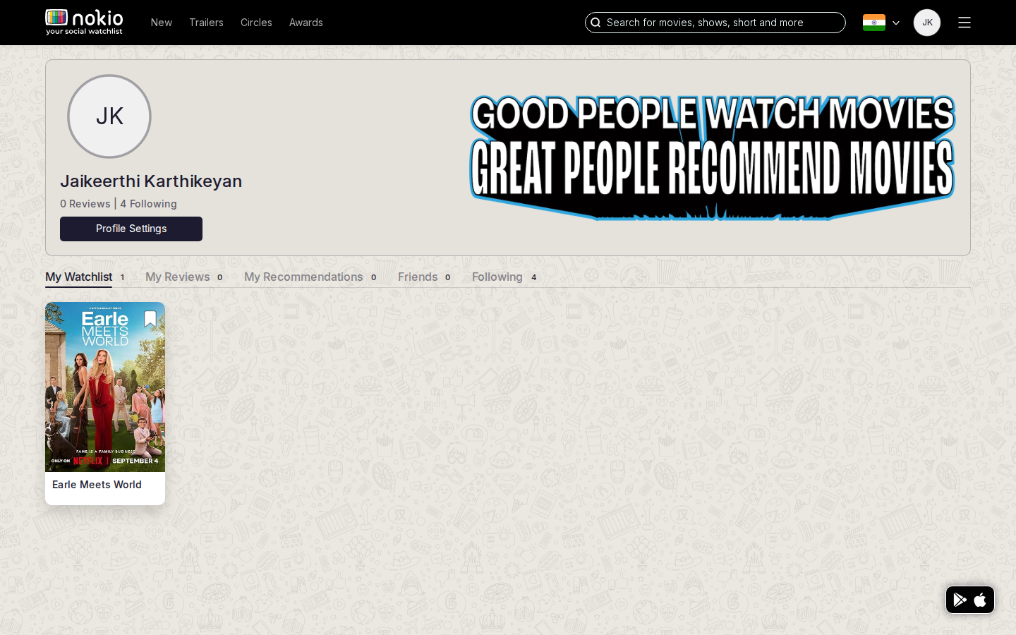 My watchlist